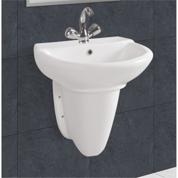 VOLVO HALF PEDESTAL SET WASH BASIN